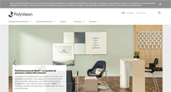 Desktop Screenshot of fr.polyvision.com